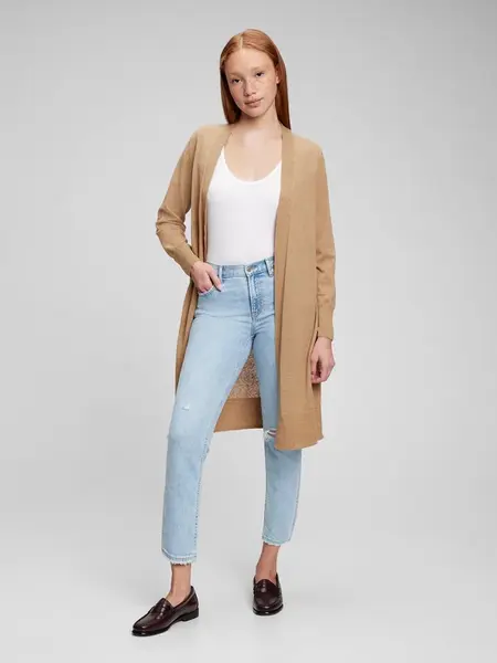 GAP Kardigan linen duster - Dámské