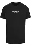 Mister Tee Tričko 'Sky High'  čierna / biela