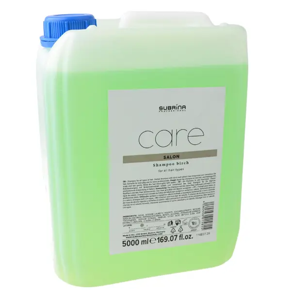 Březový šampon pro všechny typy vlasů Subrina Professional Care Salon Shampoo Birch - 5000 ml (060287) + dárek zdarma
