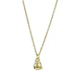 Cat Shaped Alloy Enamel Pendant Necklace