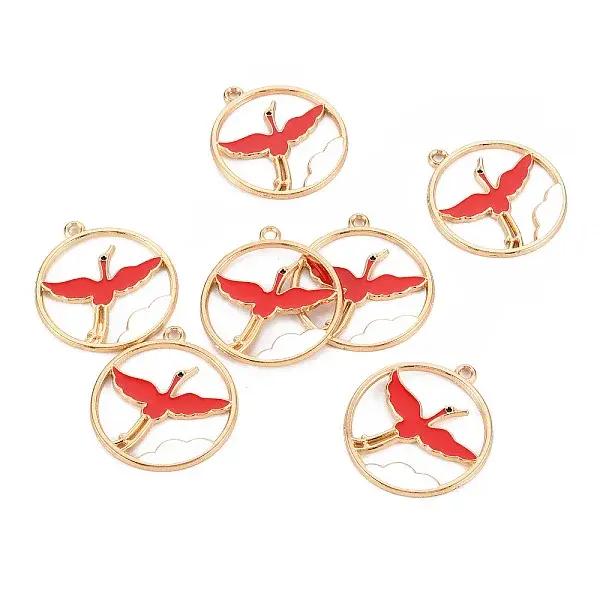 Eco-Friendly Alloy Enamel Pendants