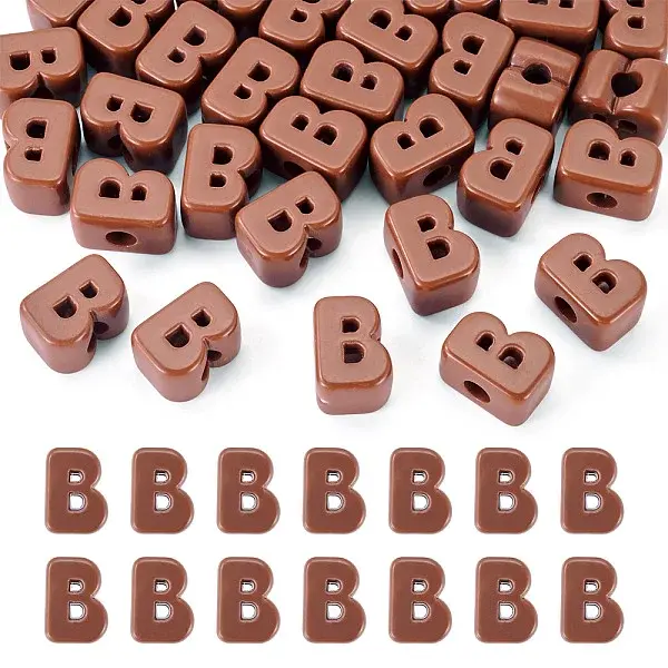 Opaque Acrylic European Beads