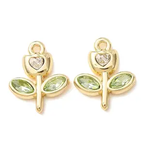 Alloy with Rhinestone Pendants