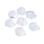 Transparent Spray Painted Glass Beads