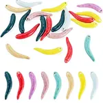 20Pcs Handmade Porcelain Pendants