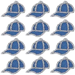 12Pcs Hotfix Glass Rhinestone