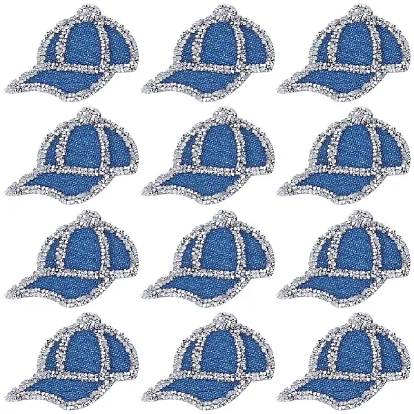 12Pcs Hotfix Glass Rhinestone
