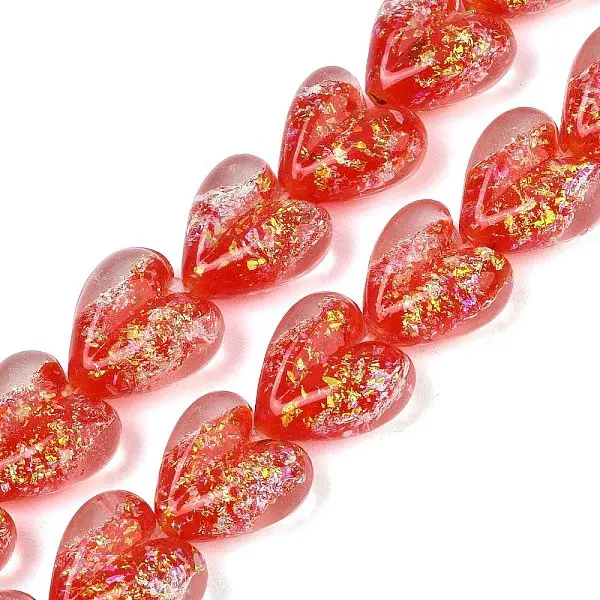 Handmade Foil Glass Beads