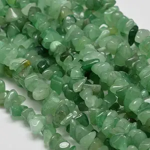 Chip Natural Green Aventurine Beads Strands