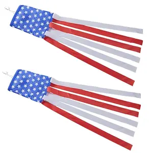 Independence Day Cloth Column Windsock Flag