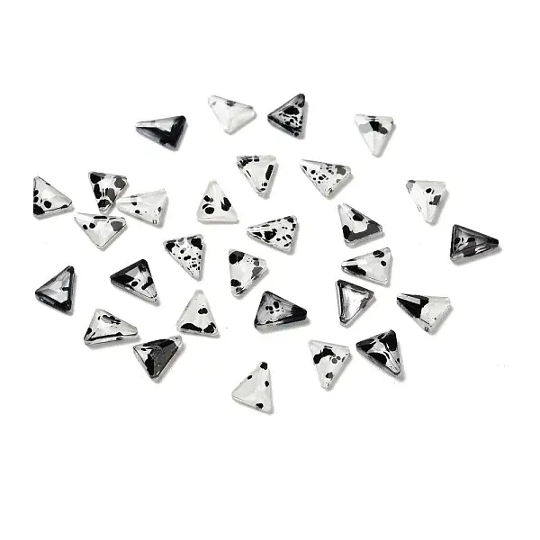 Spot Pattern Resin Cabochons