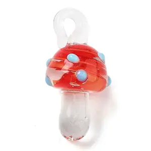 Transparent Handmade Lampwork Pendants