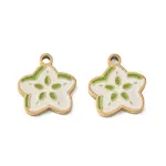 Fruit 304 Stainless Steel Enamel Pendants