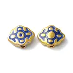 Rack Plating Brass Enamel Beads