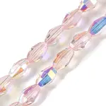 Electroplate Glass Beads Strands
