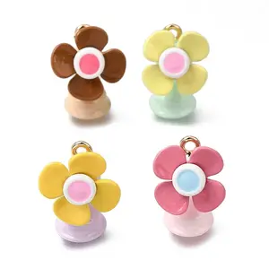 Alloy with Enamel Pendants