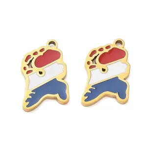 304 Stainless Steel Enamel Pendants