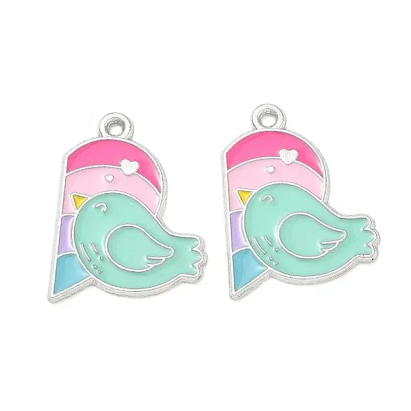 Alloy Enamel Pendants