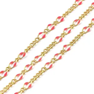 Brass Enamel Figaro Chains