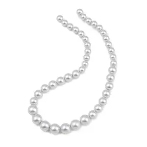 Electroplated Glass Pearl Graduated Beads Strands