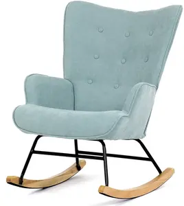 AUTRONIC houpací křeslo ušák AK-371 BLUE2 modré