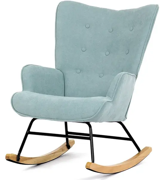 AUTRONIC houpací křeslo ušák AK-371 BLUE2 modré