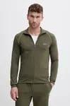 BOSS rozepínací mikina pánská bavlněná s elastanem Mix&Match Jacket Z
