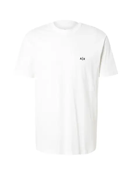 ARMANI EXCHANGE Tričko  čierna / šedobiela