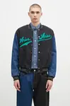 Aries Džínsová bomber bunda Aries Varsity Denim Jacket