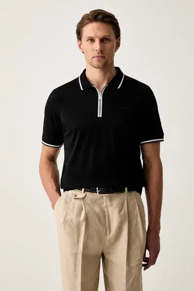 Karl Lagerfeld polo pánské bavlněné