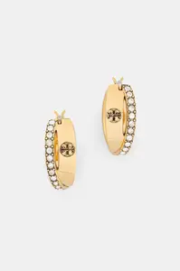 Tory Burch náušnice dámské pozlacené kovové Icon