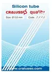 Cralusso hadičky silicon tube 5 ks - 0,3 mm
