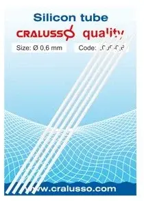 Cralusso hadičky silicon tube 5 ks - 0,3 mm