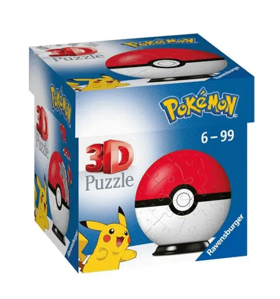 Pokémon 3D Puzzle-Ball - Pokéball - 54 dílů