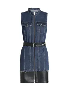 KARL LAGERFELD JEANS Šaty  modrá denim / čierna
