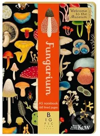Fungarium A5 Notebook (A luxury gold-foiled Welcome to the Museum journal)