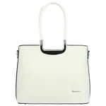 Dámská kabelka do ruky bílá - Delami Bella Rosa