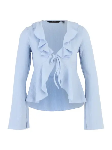 Vero Moda Petite Blúzka  modrosivá