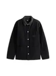 Tommy Jeans Prechodná bunda  čierna