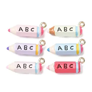 Alloy Enamel Pendants