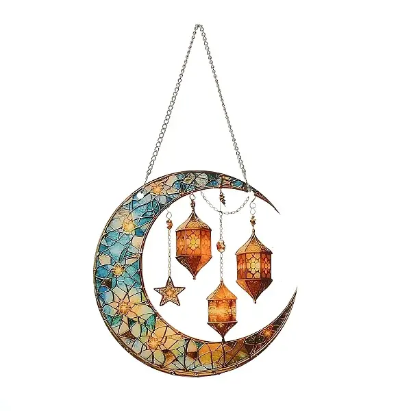 Stained Acrylic & Iron Suncatchers