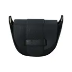 Trendy dámská kožená crossbody kabelka Menta, černá