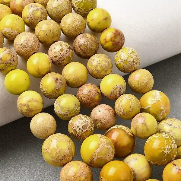 Natural Imperial Jasper Graduated Beads Strands