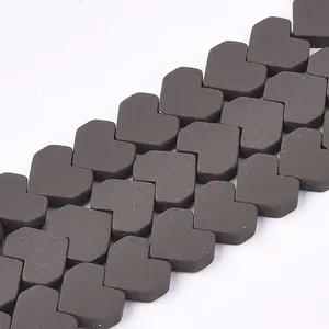 Spray Painted Non-magnetic Synthetic Hematite Beads Strands