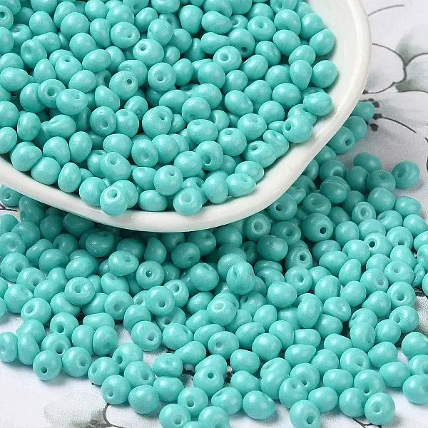 6/0 Opaque Baking Paint Glass Seed Beads