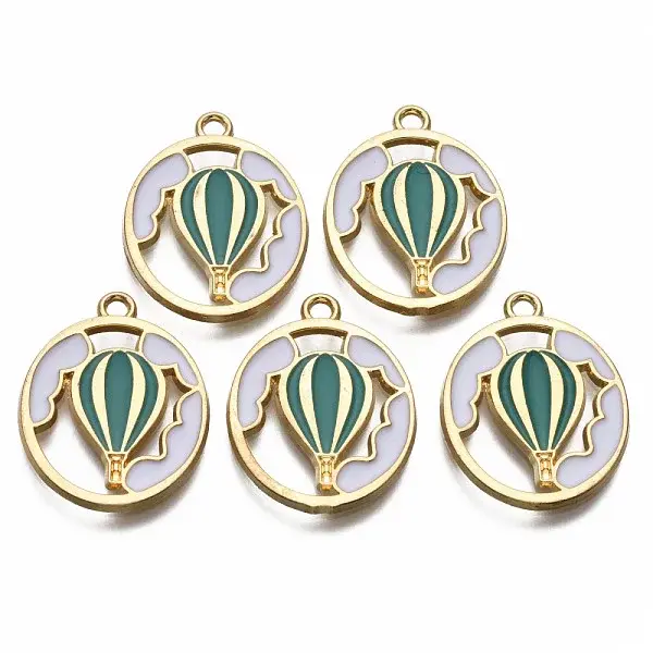 Alloy Enamel Pendants