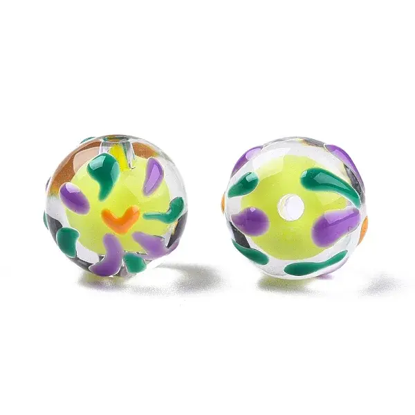 Transparent Acrylic Enamel Beads