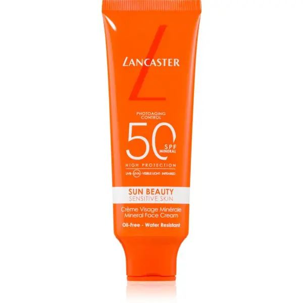 Lancaster Sun Beauty Mineral Face Cream opalovací krém na obličej SPF 50 50 ml