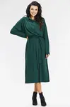 Awama Woman's Dress A671 Bottle Green