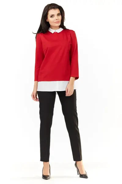 Awama Woman's Blouse A208 Red